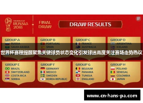 世界杯赛程提醒聚焦关键球员状态变化引发球迷高度关注赛场走势热议